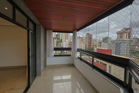 Varanda da Sala de apartamento à venda com 4 quartos, 179m² em Gutierrez, Belo Horizonte