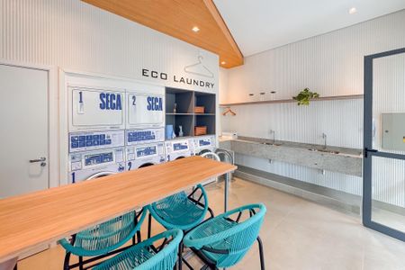 Área comum de kitnet/studio para alugar com 1 quarto, 27m² em Vila Mariana, São Paulo