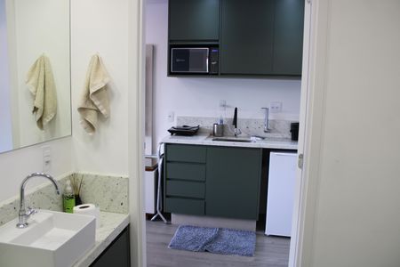 Studio para alugar com 27m², 1 quarto e sem vagaBanheiro