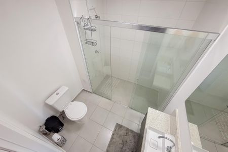 Banheiro de kitnet/studio para alugar com 1 quarto, 27m² em Vila Mariana, São Paulo