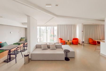 Área comum de kitnet/studio para alugar com 1 quarto, 27m² em Vila Mariana, São Paulo