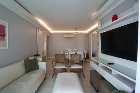 Sala de apartamento para alugar com 4 quartos, 118m² em Jardim Virginia, Guarujá
