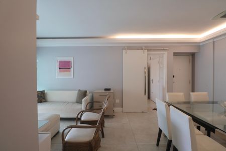 Sala de apartamento para alugar com 4 quartos, 118m² em Jardim Virginia, Guarujá