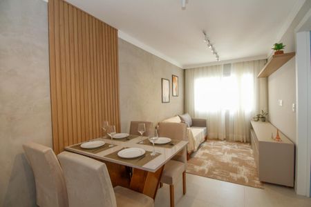 Sala de Estar e Jantar de apartamento à venda com 1 quarto, 49m² em Cerqueira César, São Paulo