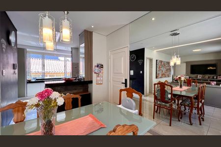 sala  de apartamento à venda com 3 quartos, 99m² em Santo Antônio, Belo Horizonte