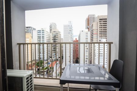 Studio para alugar com 23m², 1 quarto e sem vagaVaranda