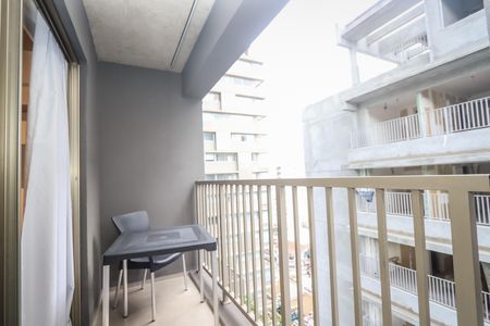 Studio para alugar com 23m², 1 quarto e sem vagaVaranda