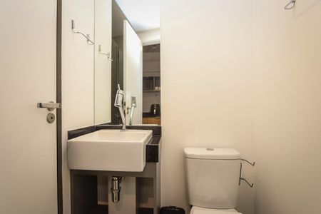 Studio para alugar com 23m², 1 quarto e sem vagaBanheiro da Suite