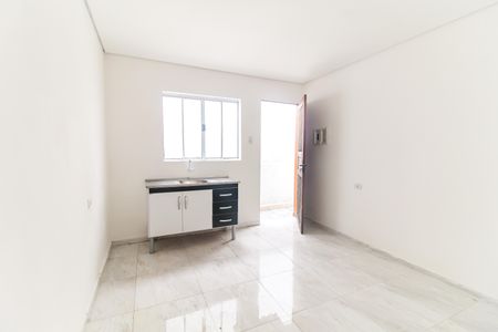 Cozinha de casa para alugar com 1 quarto, 24m² em Vila Carmosina, São Paulo