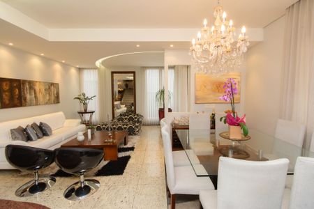 Sala de estar 1 de casa de condomínio à venda com 4 quartos, 361m² em Paquetá, Belo Horizonte
