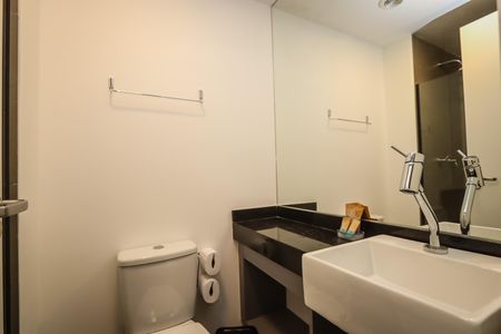 Studio para alugar com 23m², 1 quarto e sem vagaBanheiro da Suite