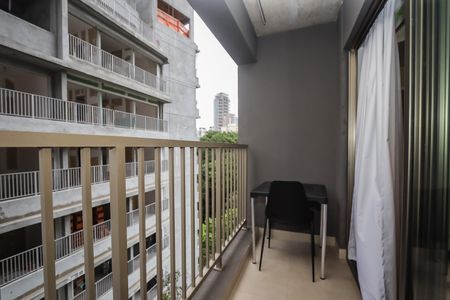 Studio para alugar com 23m², 1 quarto e sem vagaVaranda