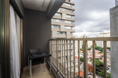 Studio para alugar com 23m², 1 quarto e sem vagaVaranda