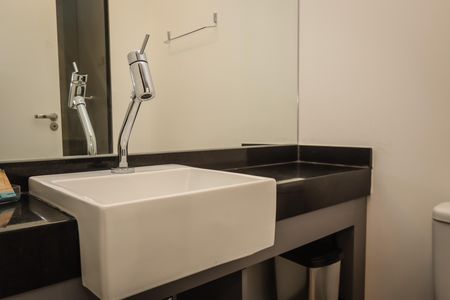 Studio para alugar com 23m², 1 quarto e sem vagaBanheiro da Suite