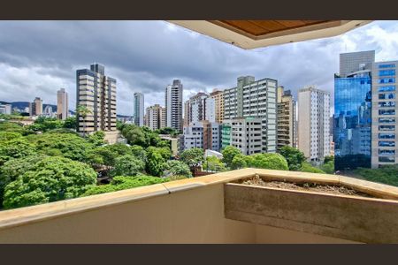 Varanda da Sala de apartamento para alugar com 2 quartos, 83m² em Funcionários, Belo Horizonte