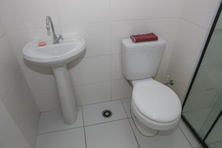 Banheiro da Suíte de apartamento à venda com 1 quarto, 27m² em Barra Funda, São Paulo