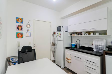 Cozinha de apartamento para alugar com 1 quarto, 31m² em Santo Amaro, São Paulo