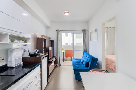 Cozinha de apartamento para alugar com 1 quarto, 31m² em Santo Amaro, São Paulo