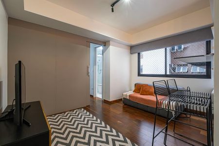 Sala/Cozinha de apartamento para alugar com 1 quarto, 32m² em Jardim Paulista, São Paulo