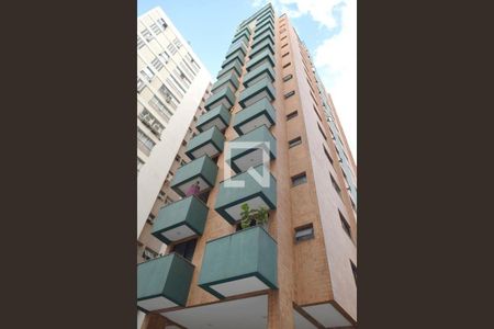 Apartamento para alugar com 32m², 1 quarto e 1 vaga Apartamento para alugar com 32m², 1 quarto e 1 vagaFachada