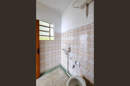 Casa para alugar com 125m², 1 quarto e sem vagaBanheiro da Área externa