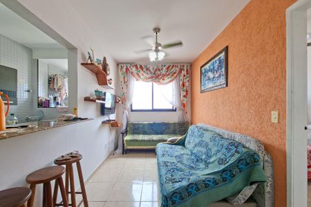 Sala de apartamento para alugar com 1 quarto, 30m² em Cidade Ocian, Praia Grande