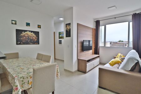 Sala de apartamento para alugar com 2 quartos, 60m² em Aclimação, Uberlândia