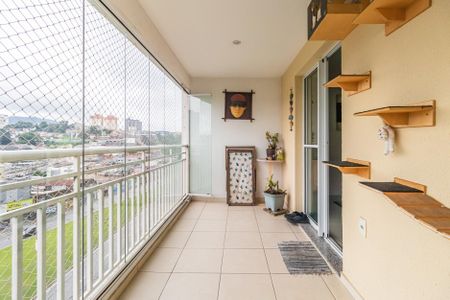 Varanda Gourmet de apartamento à venda com 3 quartos, 105m² em Jardim Tupanci, Barueri