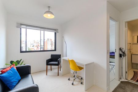 Sala de apartamento para alugar com 1 quarto, 25m² em Campos Elíseos, São Paulo