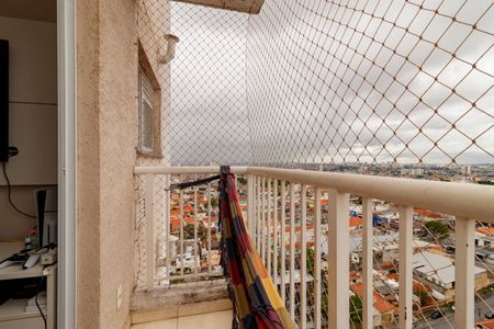 Varanda da Sala de apartamento para alugar com 2 quartos, 47m² em Parque Vitoria, São Paulo