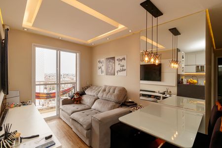 Sala de apartamento para alugar com 2 quartos, 47m² em Parque Vitoria, São Paulo