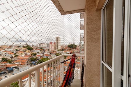 Varanda da Sala de apartamento para alugar com 2 quartos, 47m² em Parque Vitoria, São Paulo