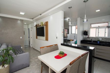 Sala de apartamento à venda com 3 quartos, 71m² em Eldorado, Contagem