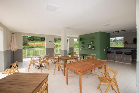 Apartamento para alugar com 49m², 2 quartos e 1 vagaÁrea comum - Salão de festas