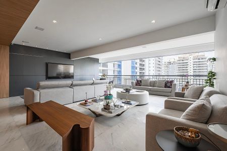 Sala de apartamento à venda com 4 quartos, 223m² em Paraíso, São Paulo