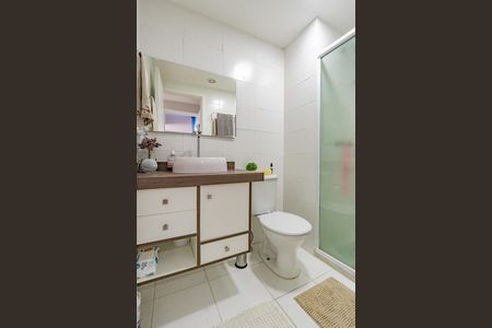 Banheiro da Suíte de apartamento para alugar com 2 quartos, 53m² em Vila Moraes, São Paulo