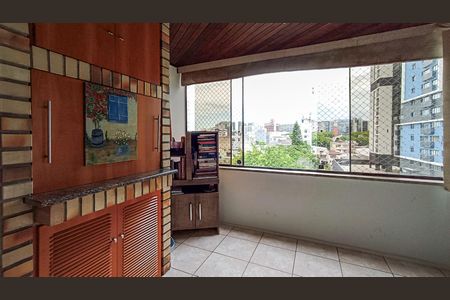 Varanda com churrasqueira  de apartamento à venda com 2 quartos, 77m² em Cidade Baixa, Porto Alegre