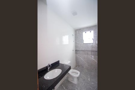 Banheiro da Suíte de casa à venda com 3 quartos, 124m² em Tres Barras, Contagem