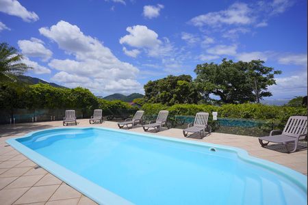 Área comum - Piscina de kitnet/studio para alugar com 1 quarto, 25m² em Santo Antonio de Lisboa, Florianópolis