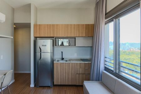 Sala/Cozinha de kitnet/studio para alugar com 1 quarto, 30m² em Farroupilha, Porto Alegre