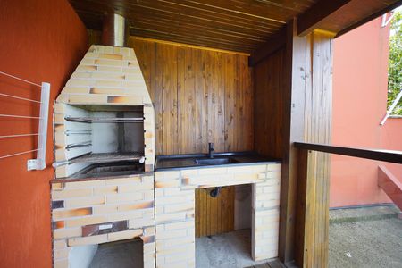 Churrasqueira de kitnet/studio para alugar com 1 quarto, 30m² em Santo Antonio de Lisboa, Florianópolis