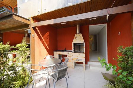 Churrasqueira de kitnet/studio para alugar com 1 quarto, 45m² em Santo Antonio de Lisboa, Florianópolis