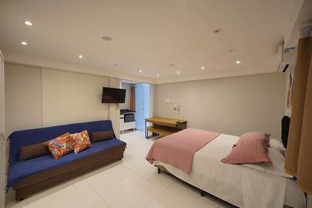 Sala - quarto de kitnet/studio para alugar com 1 quarto, 45m² em Santo Antonio de Lisboa, Florianópolis