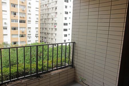 Varanda da Sala de apartamento para alugar com 3 quartos, 196m² em Boqueirão, Santos