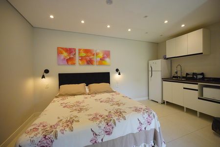 Sala - Cozinha de apartamento para alugar com 1 quarto, 43m² em Santo Antonio de Lisboa, Florianópolis
