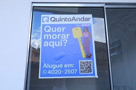 Apartamento para alugar com 48m², 1 quarto e 1 vagaPlaca instalada na janela do imóvel - Código RXQW - 1037