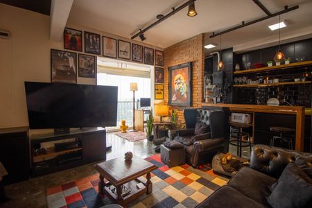 Sala/Cozinha de apartamento à venda com 1 quarto, 45m² em Fazenda Morumbi, São Paulo