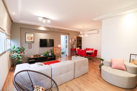 Sala de apartamento à venda com 3 quartos, 107m² em Campo Belo, São Paulo