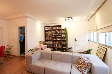 Sala de apartamento à venda com 3 quartos, 107m² em Campo Belo, São Paulo