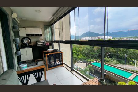 Varanda  de apartamento à venda com 3 quartos, 81m² em Recreio dos Bandeirantes, Rio de Janeiro
